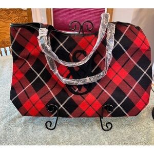 Victoria's Secret Plaid Tote -2023 -NWT-
